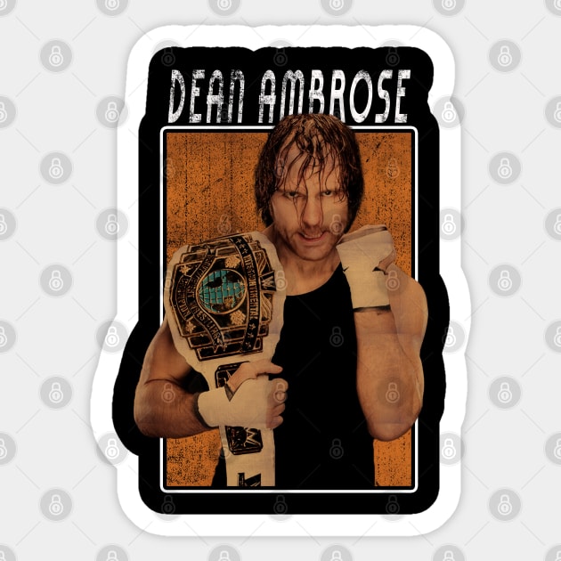 Vintage Wwe Dean Ambrose Sticker by The Gandol